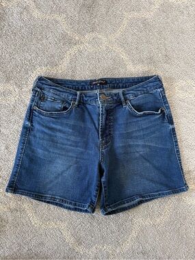 Dear John Women's Mid-Blue Denim Shorts - Size 30